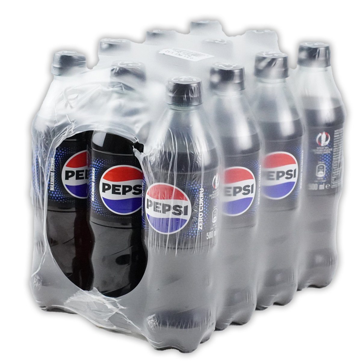 Napój gazowany PEPSI ZERO CUKRU Butelka ZESTAW 12x0,5L