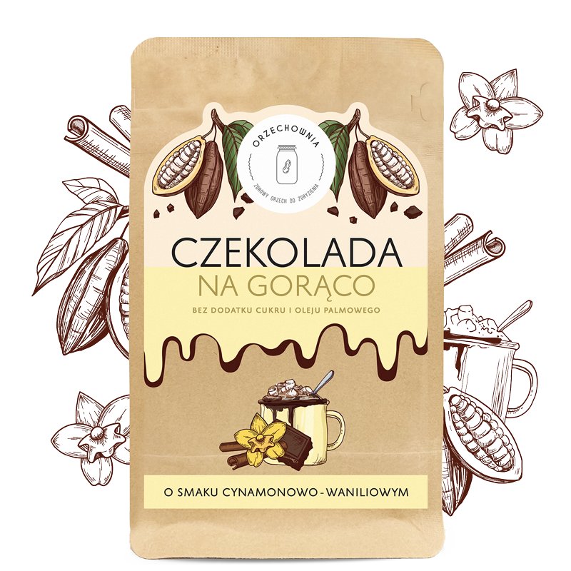 Orzechownia Czekolada do picia cynam-waniliow 180g