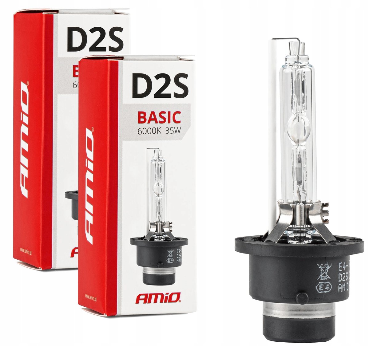 2x ŻARÓWKA KSENONOWA ŻARNIK D2S 6000K XENON KSENON HOMOLOGACJA komplet