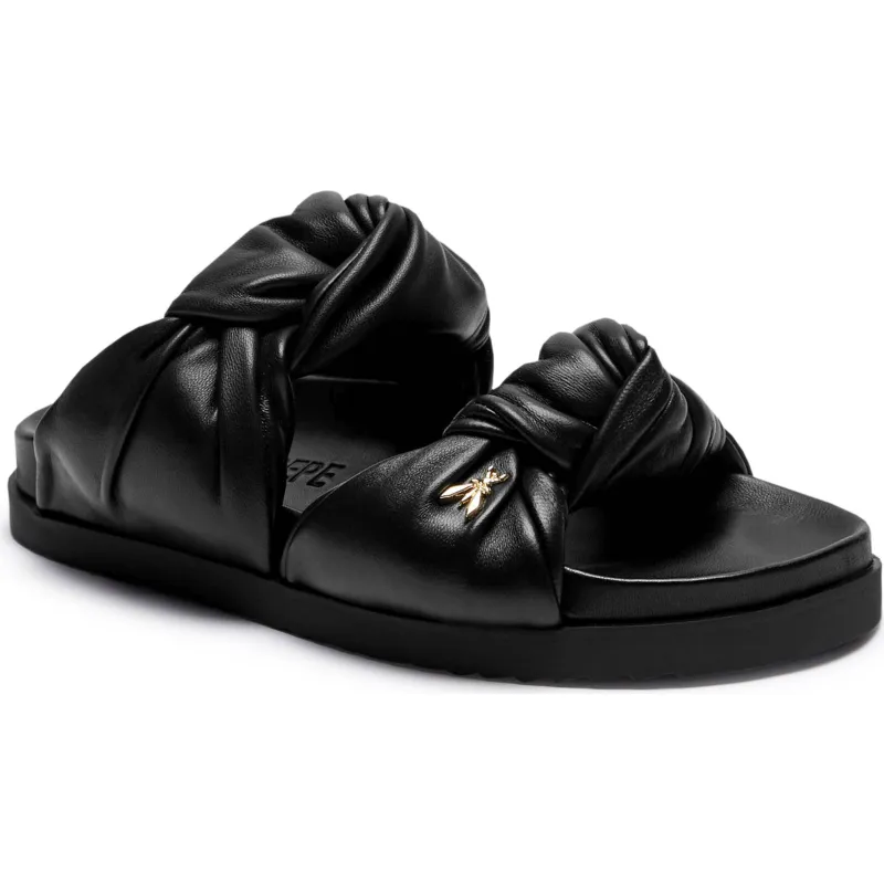 Patrizia Pepe Skórzane klapki