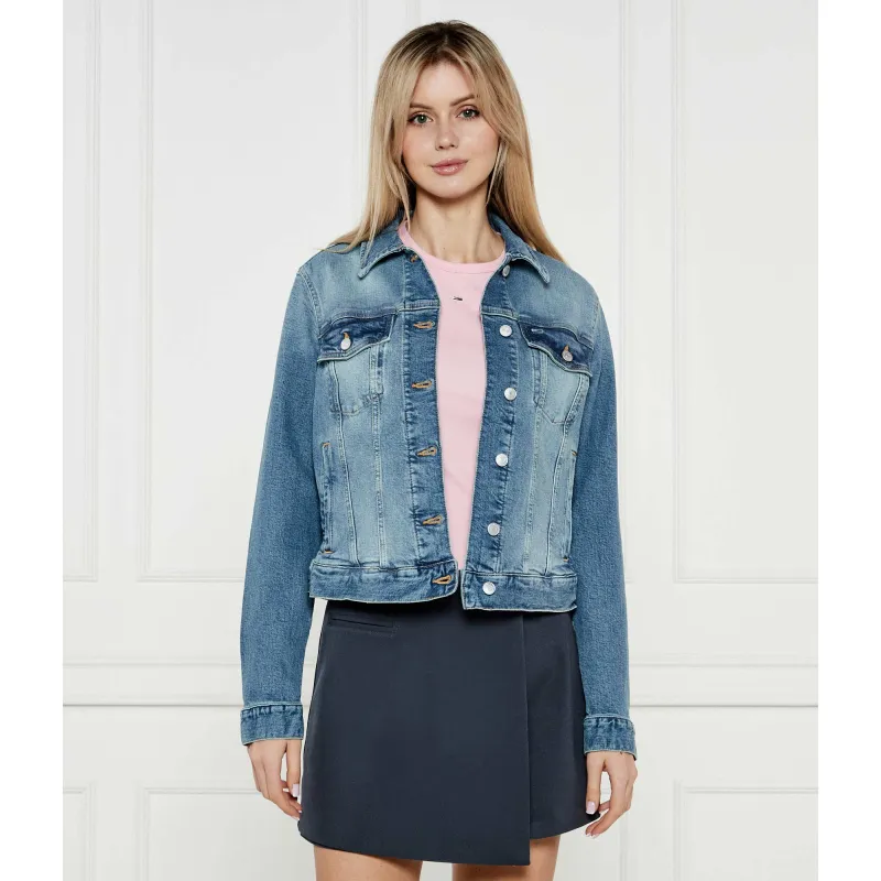 Tommy Jeans Jeansowa kurtka Slim Fit