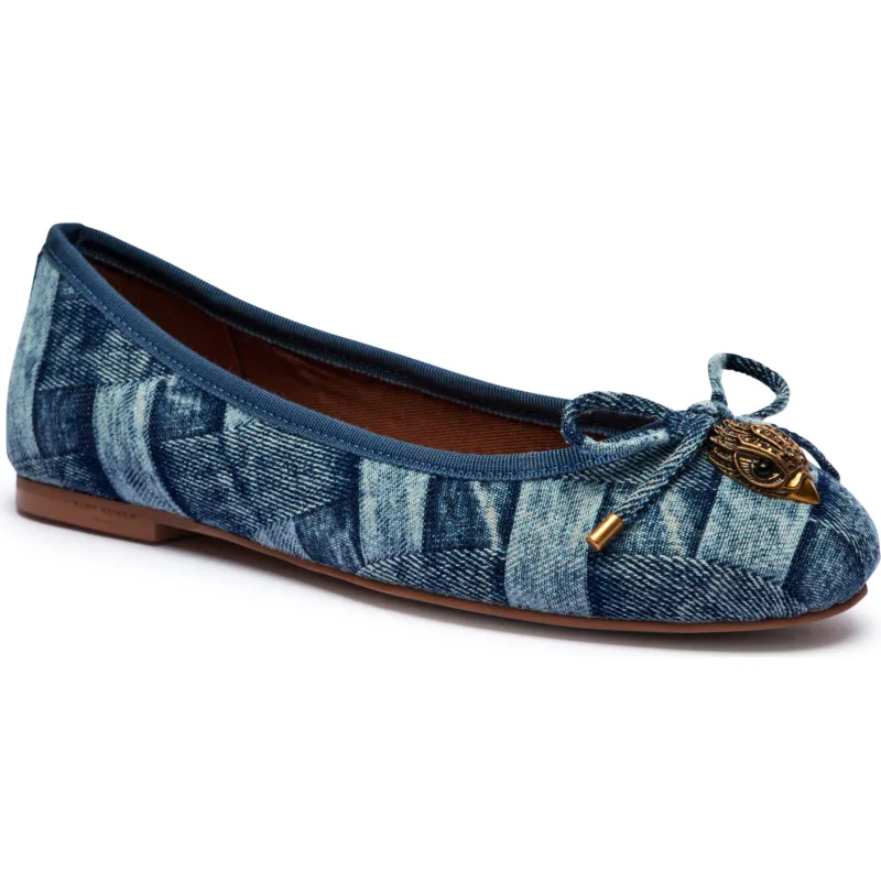 Kurt Geiger Baleriny EAGLE z dodatkiem skóry