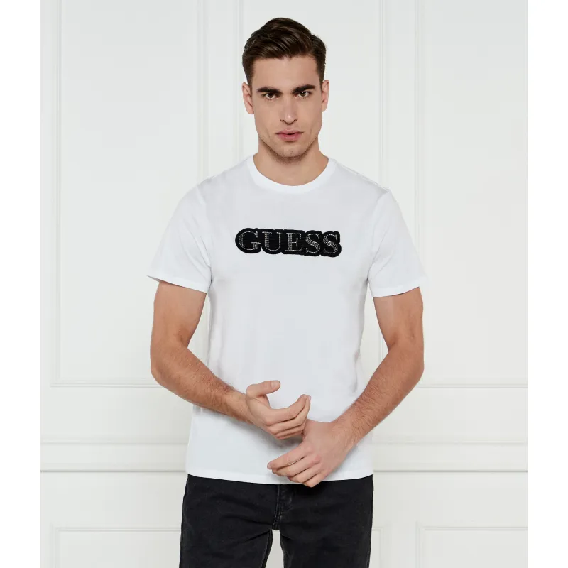 GUESS T-shirt EMBELLISHED LOGO | Slim Fit