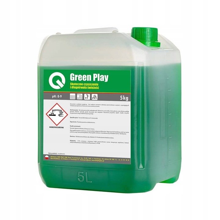 GREEN PLAY Płyn uniwersalny do mycia ręcznego 5L