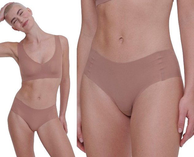 FIGI majtki damskie LEKKIE biodrówki Sloggi ZERO Feel 2.0 Hipster XS 34