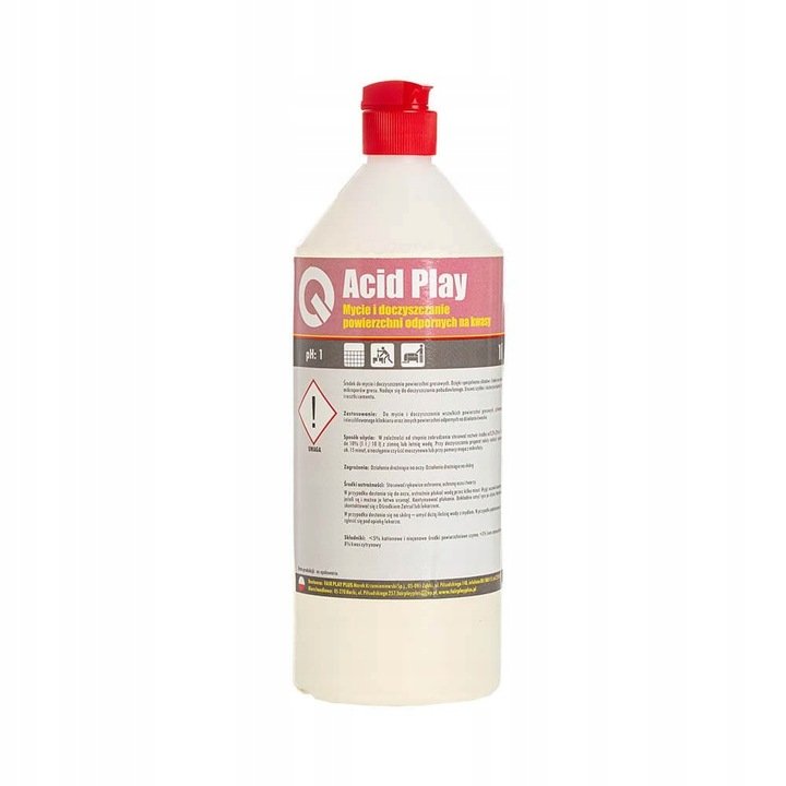 ACID PLAY Płyn do mycia i doczyszczania powierzchni odpornych na kwas 1L