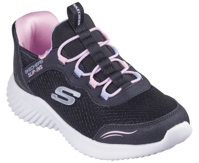 Skechers Buty Dziecięce Sportowe Wsuwane Bonder Simple Cute czarne 28 EU