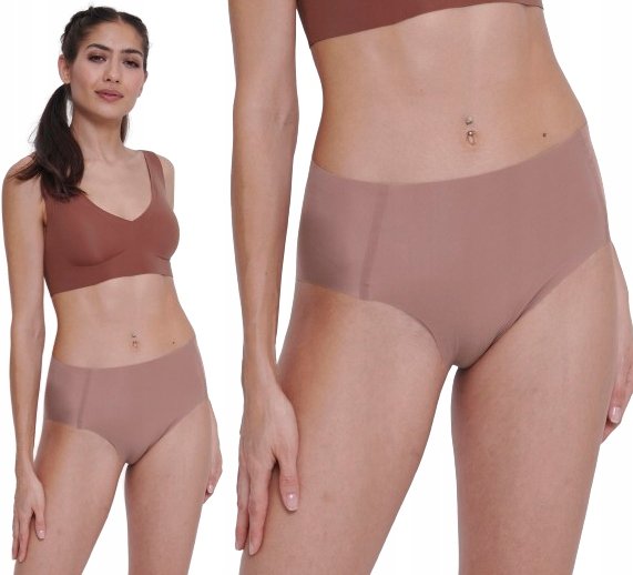 Majtki damskie DELIKATNE FIGI Sloggi ZERO Feel 2.0 High Waist Bezszwowe XS