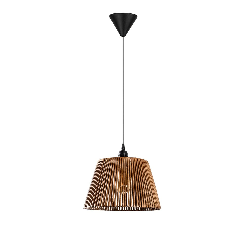 Czarno-beżowa lampa wisząca ø 30 cm Cone – Opviq lights