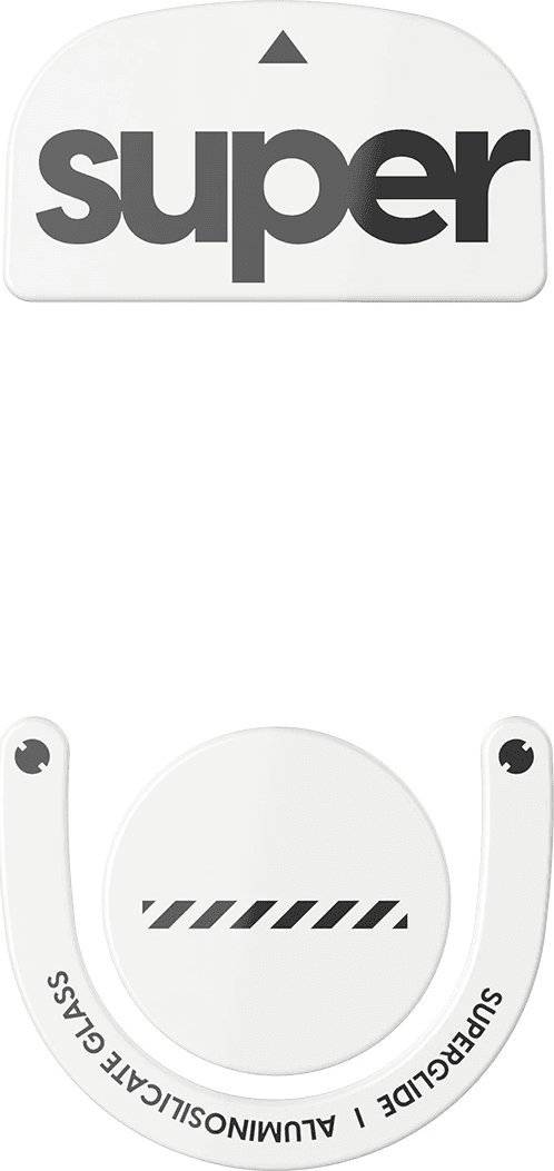 Ślizgacze Superglide Ślizgacze Superglide 2 do Logitech G Pro X Superlight 2 Szklane - White