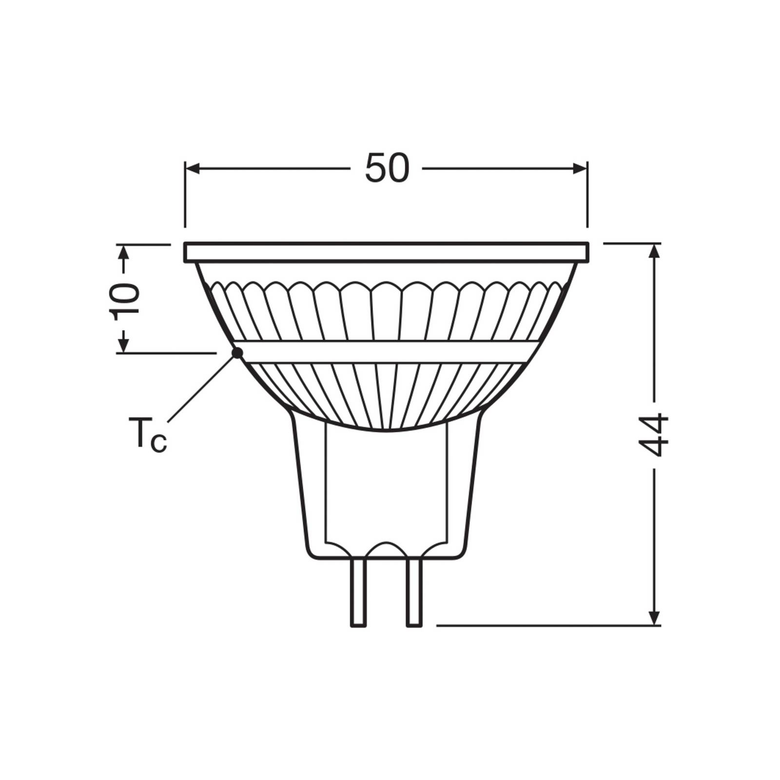 Reflektor LED OSRAM GU5.3 3,8W 827 36° 5-pak