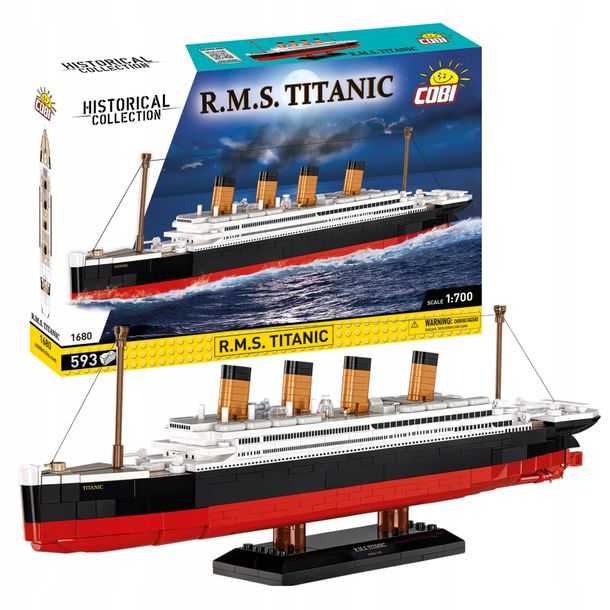 KLOCKI COBI 1680 STATEK R.M.S Titanic HC 593 EL.Okręt
