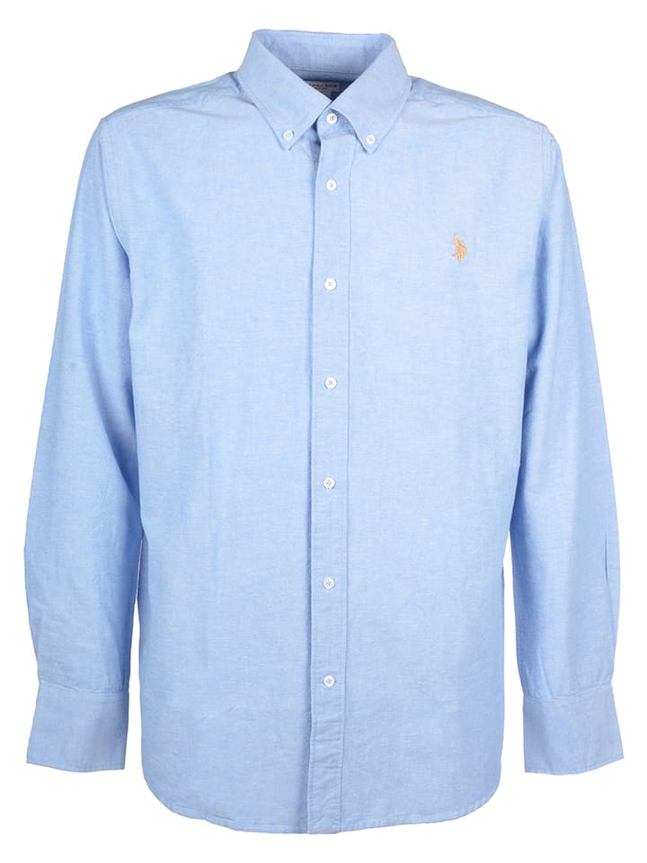 U.S. Polo Assn. Koszula - Regular fit - w kolorze błękitnym