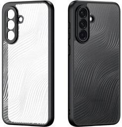 Dux Ducis Etui AIMO do Galaxy A56 5G / A36 5G, przezroczyste z czarną ramką