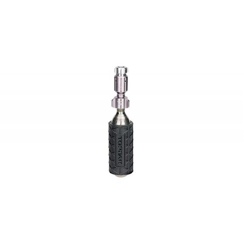 Topeak Micro AirBooster Pompka na naboje CO2 16g, silver 2021 Pompki na naboje CO2 15700271