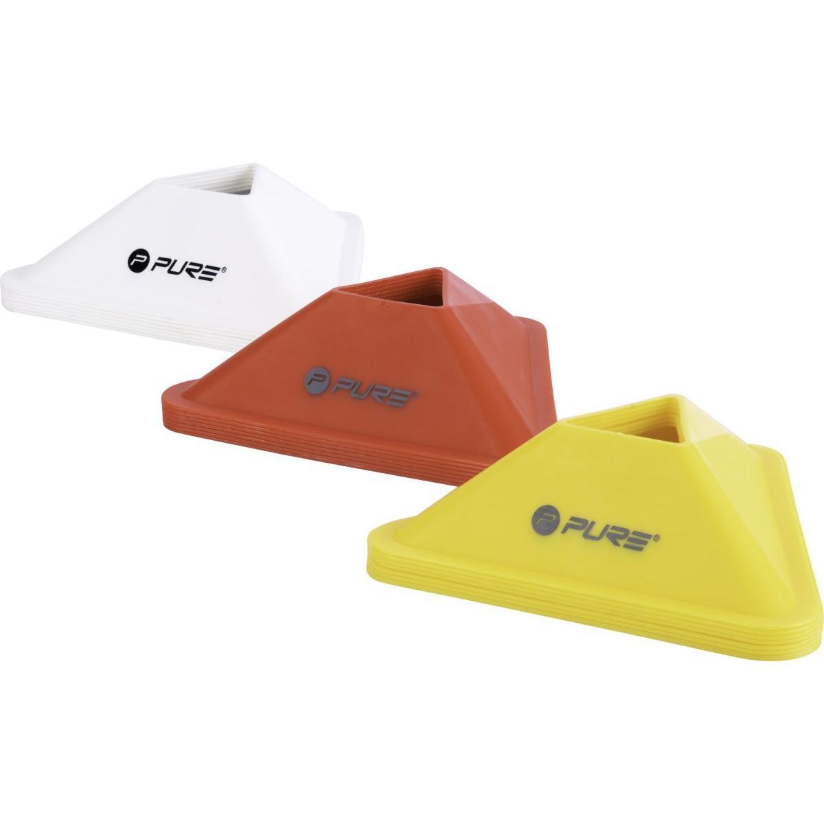 Pure2Improve Triangle Cones Set of 20 Red, White, Yellow ...nie z tej ziemi - OFERTY z KOSMOSU