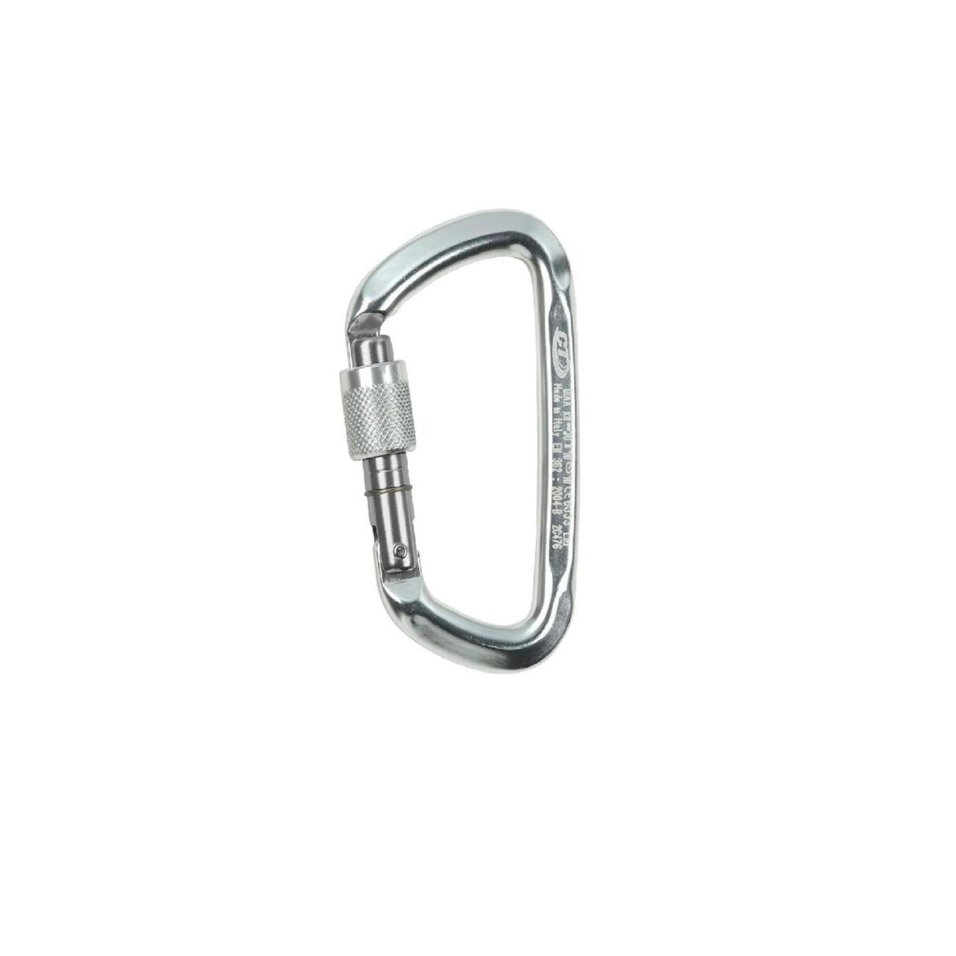 Climbing Technology Karabinek D-Shape CF SG srebrny roz uniw L4760001P) L4760001P