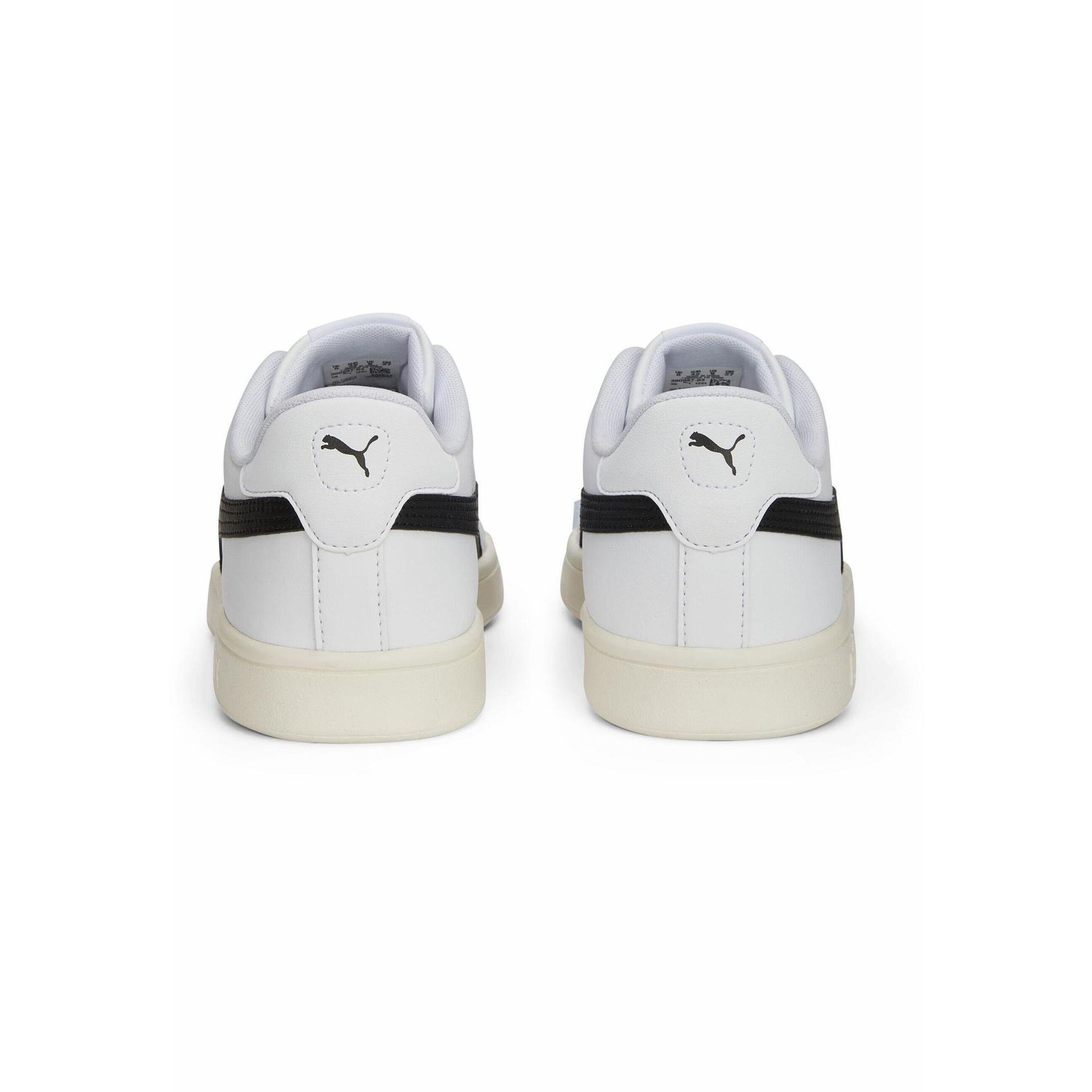 Sneakersy Smash 3.0 L PUMA White Black Gold Frosted Ivory beige