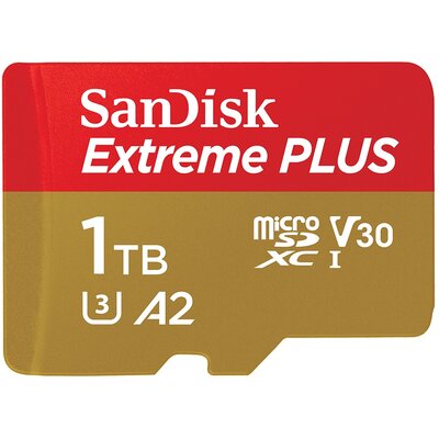 SANDISK microSDXC Extreme Plus 1TB + Adapter