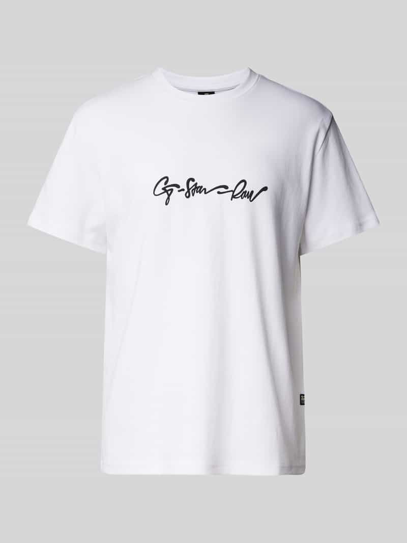 T-shirt z nadrukiem z logo