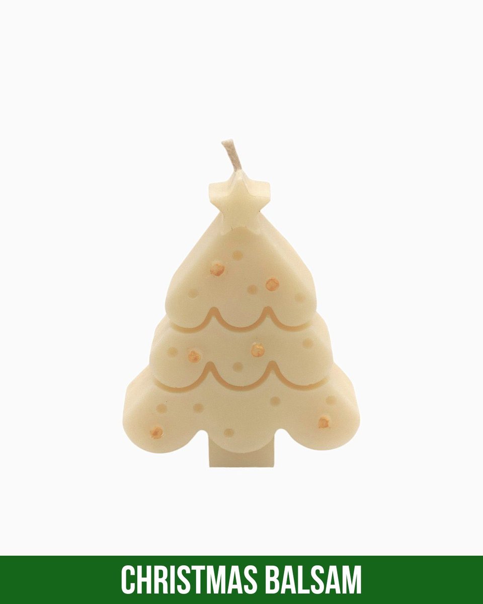 Świeca Sojowa - Choinka - 65 ml - Zapach Christmas Balsam