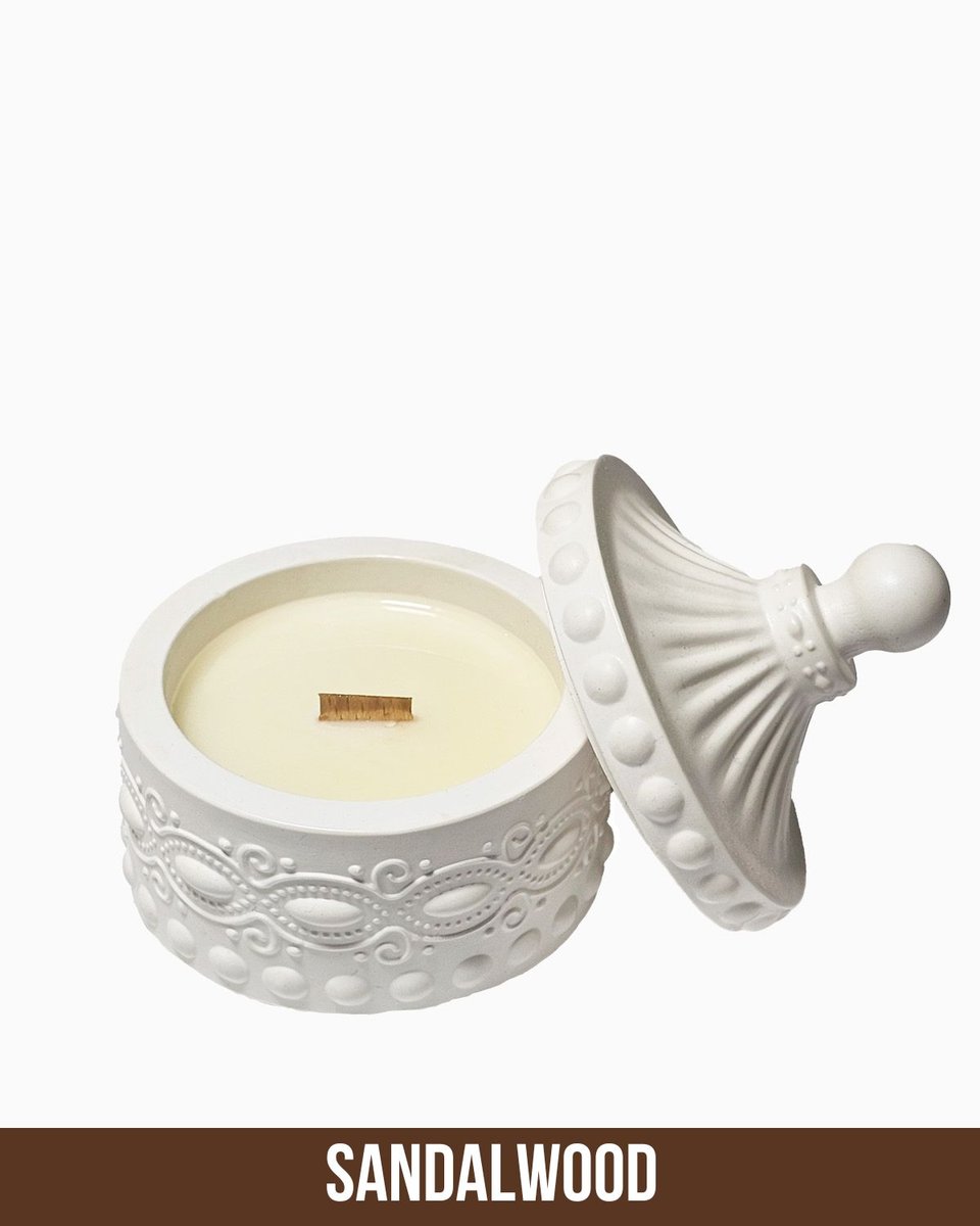 top Świeca sojowa - Szkatułka Zapachów - 70 ml - Zapach Sandalwood