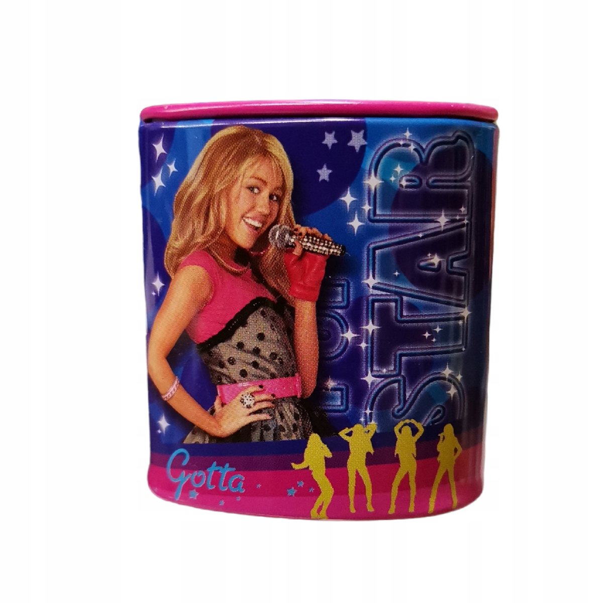HANNAH MONTANA TEMPERÓWKA METALOWA PUSZKA POJEMNIK