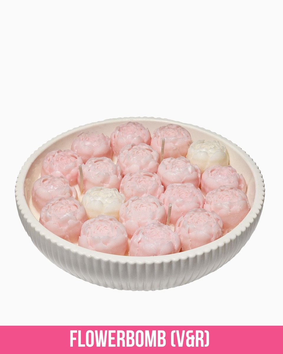 Świeca Sojowa - Kwiatowy Świt - 950 ml - Zapach FlowerBomb (V&R)