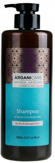Arganicare Dry&damaged, Szampon Włosy Suche, 1000ml