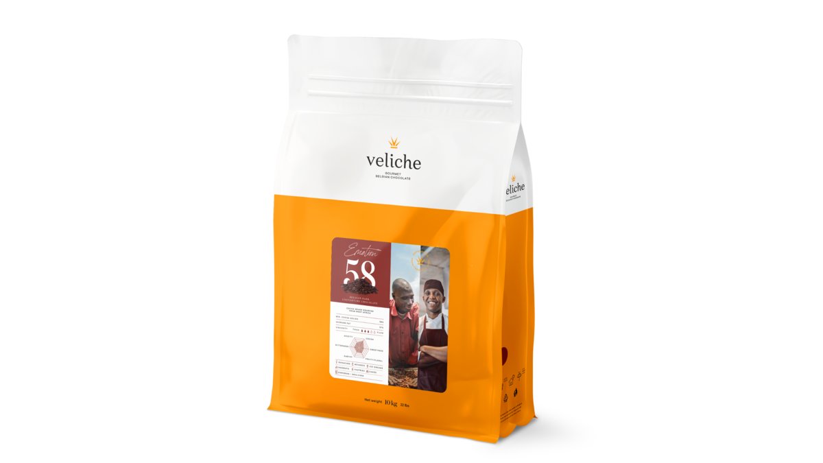 Deserowa czekolada 1kg Veliche DARK EMOTION 58%
