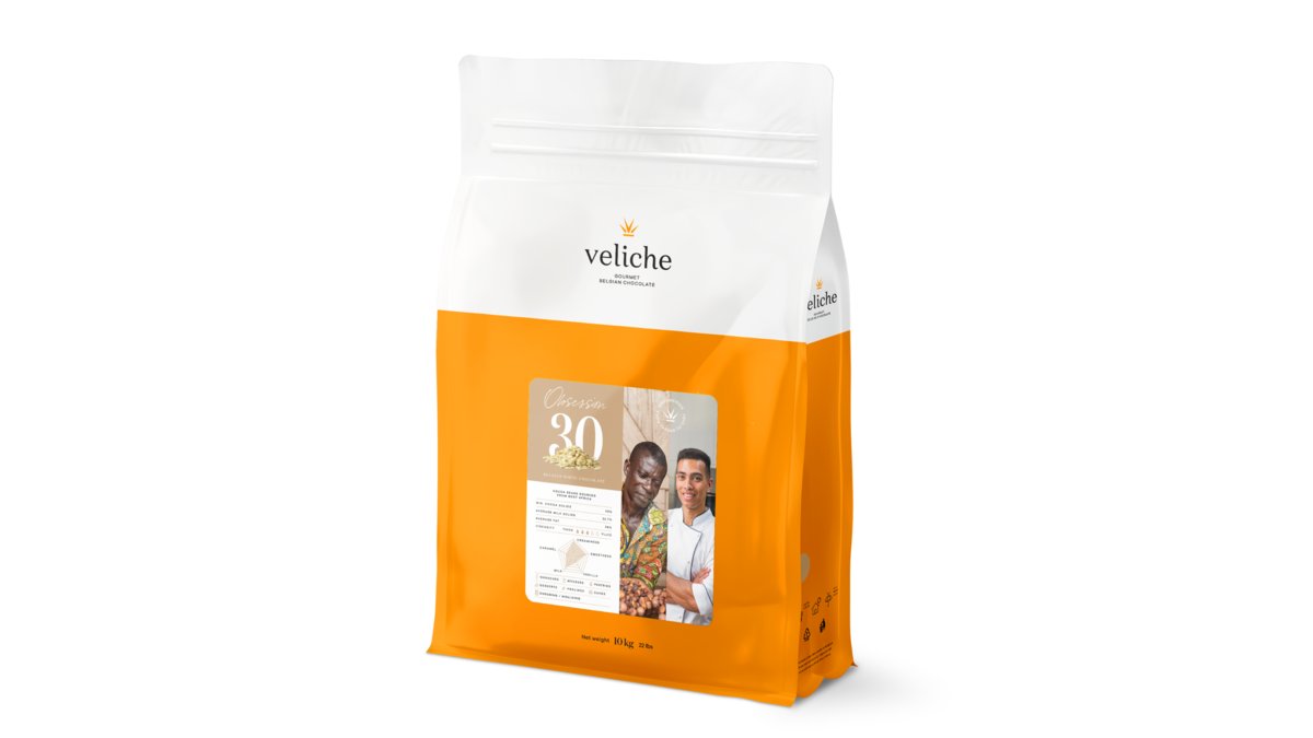 Czekolada biała 1kg Veliche WHITE OBSESSION 30%
