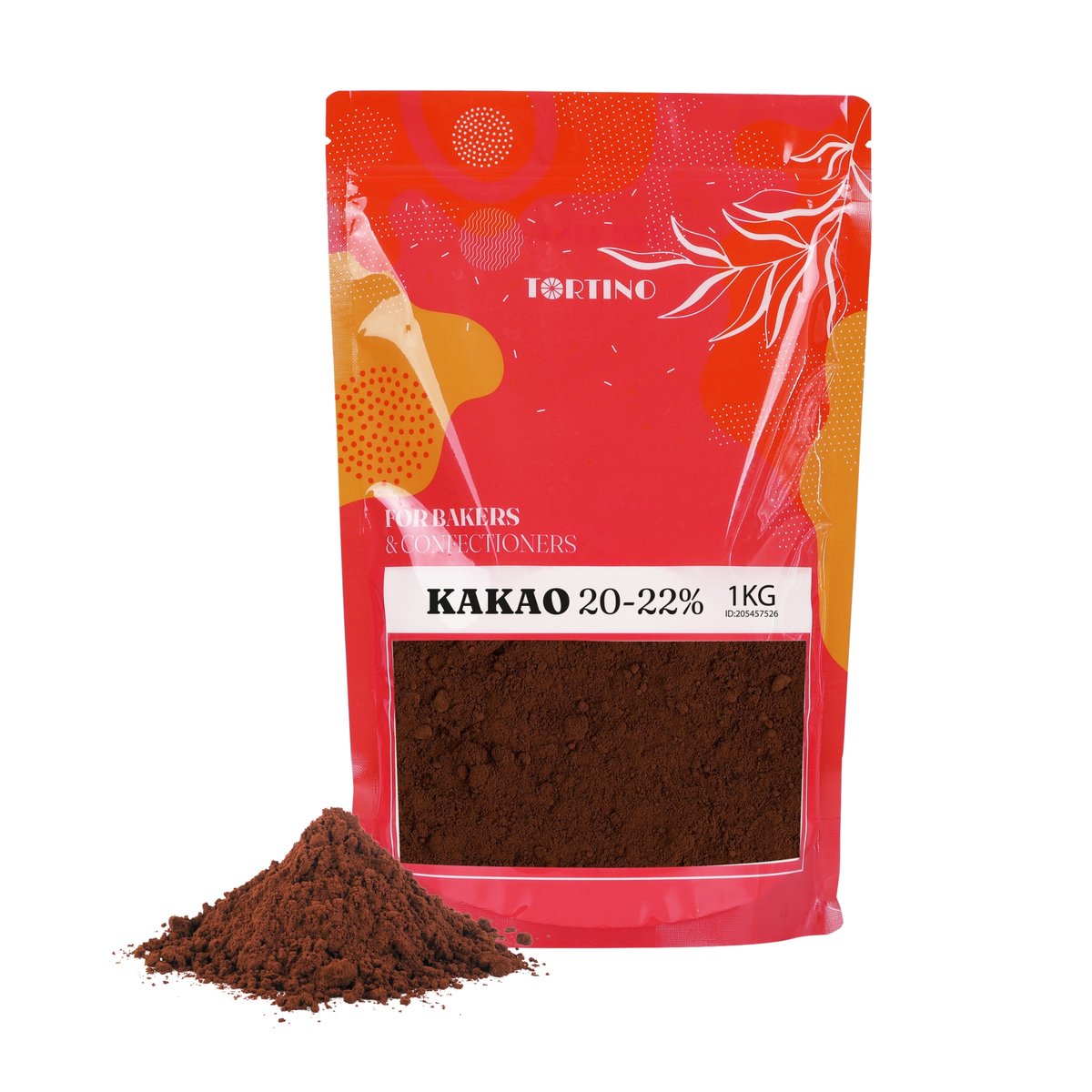 Kakao w proszku alkalizowane 20-22% 1kg Tortino