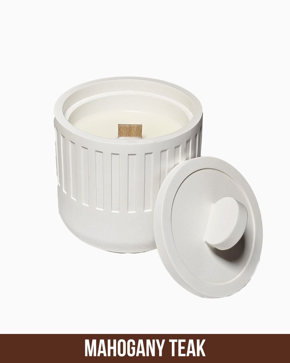 Świeca Sojowa - Czysta Elegancja - 160 ml - Zapach Mahogany & Teakwood