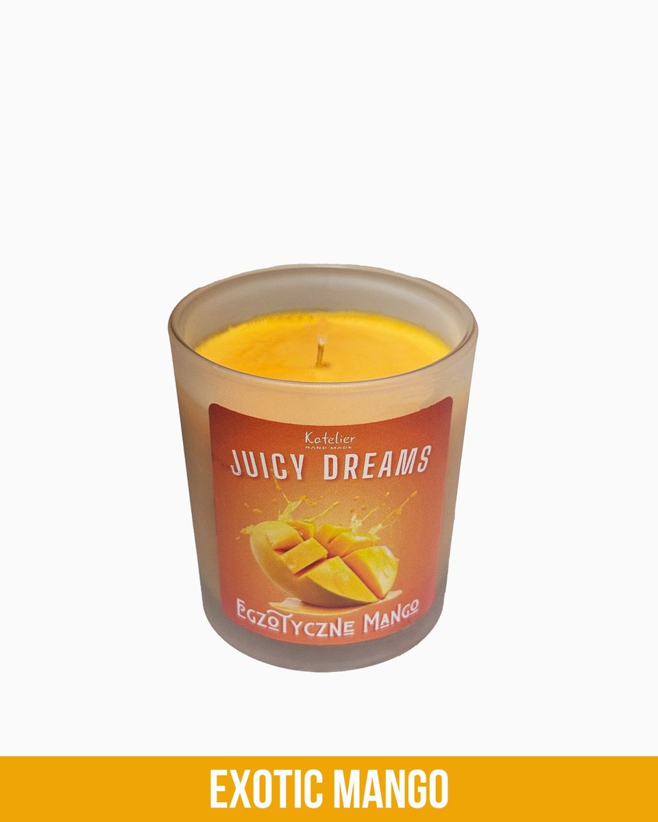 Świeca Sojowa - Juicy Dreams - 140 ml - Zapach Egzotyczne Mango