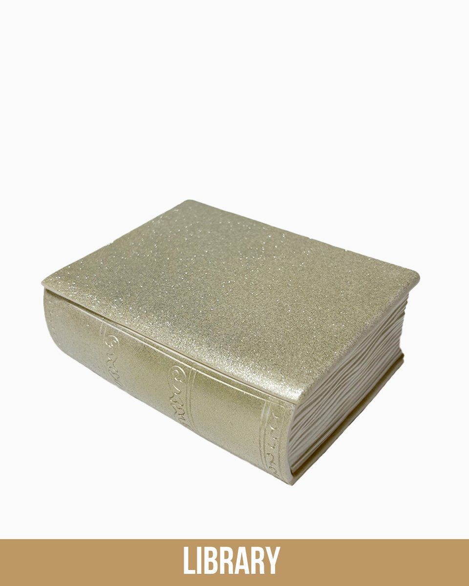 Świeca sojowa w kształcie Księgi - Złota Księga Światła - 170 ml - Idealna na prezent na dzień nauczyciela - Zapach Biblioteki