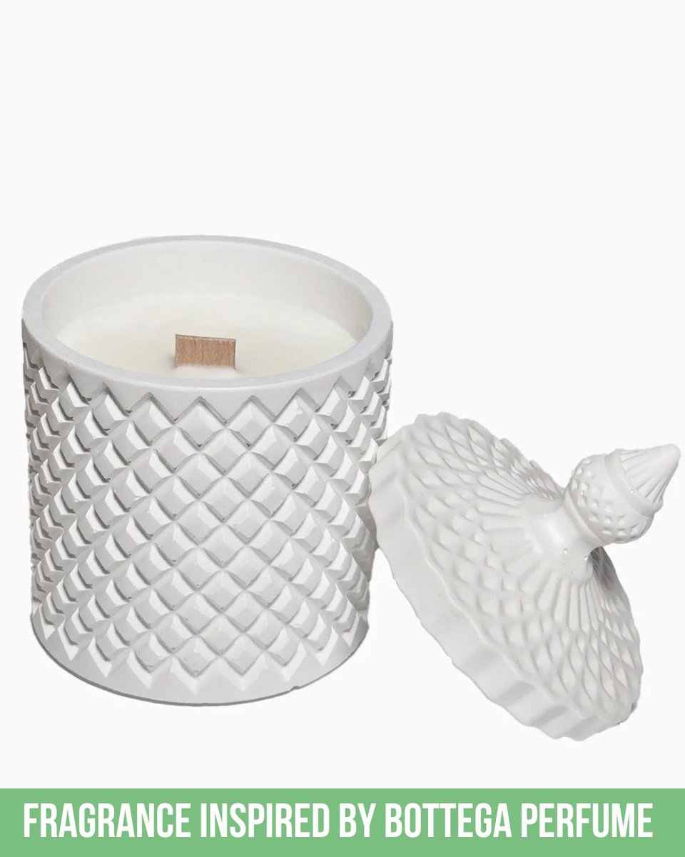 Świeca Perfumowana - Kratki intymności - 300 ml - Zapach inspirowany perfumami Bottega