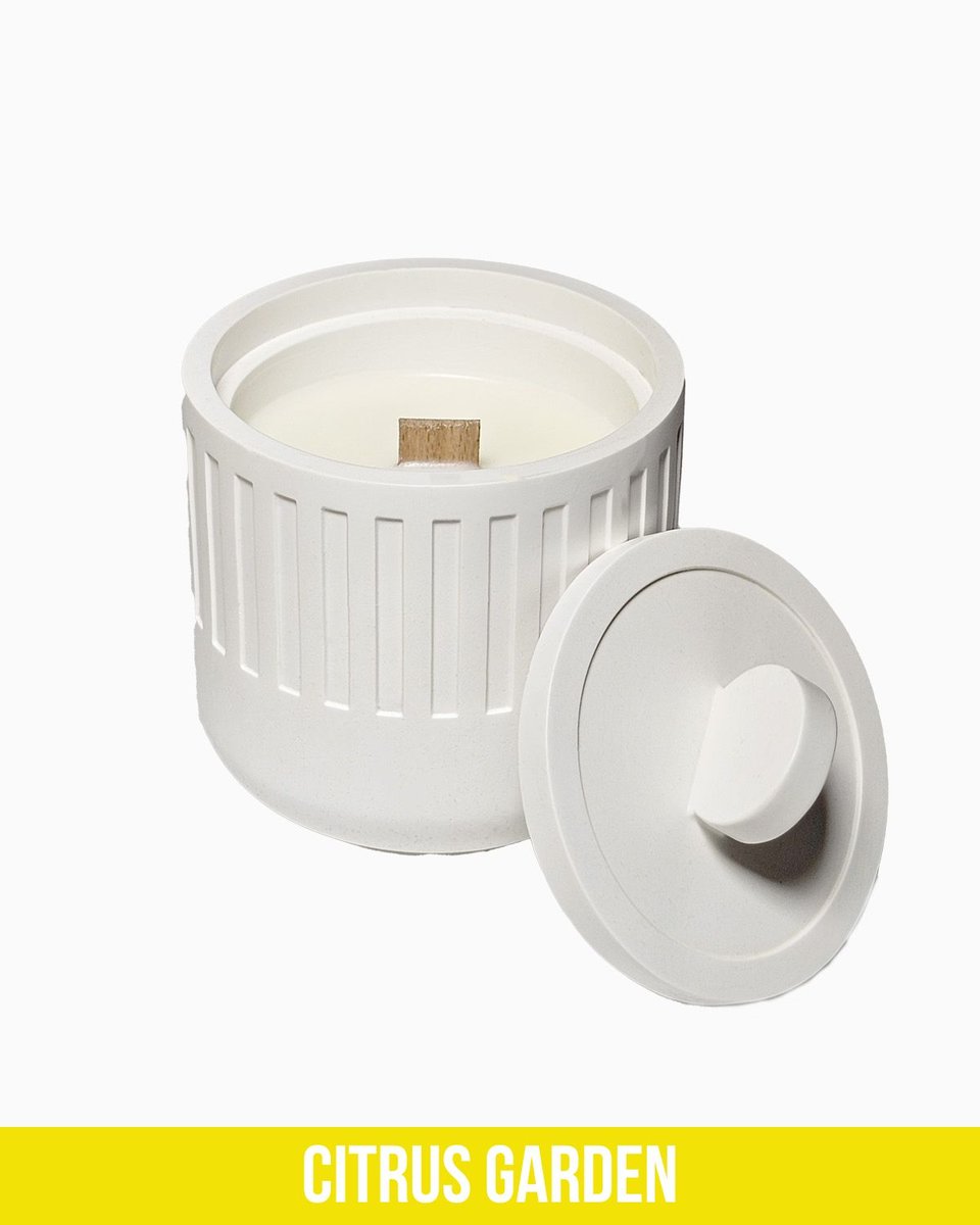Świeca Sojowa - Czysta Elegancja - 160 ml - Zapach Citrus Garden