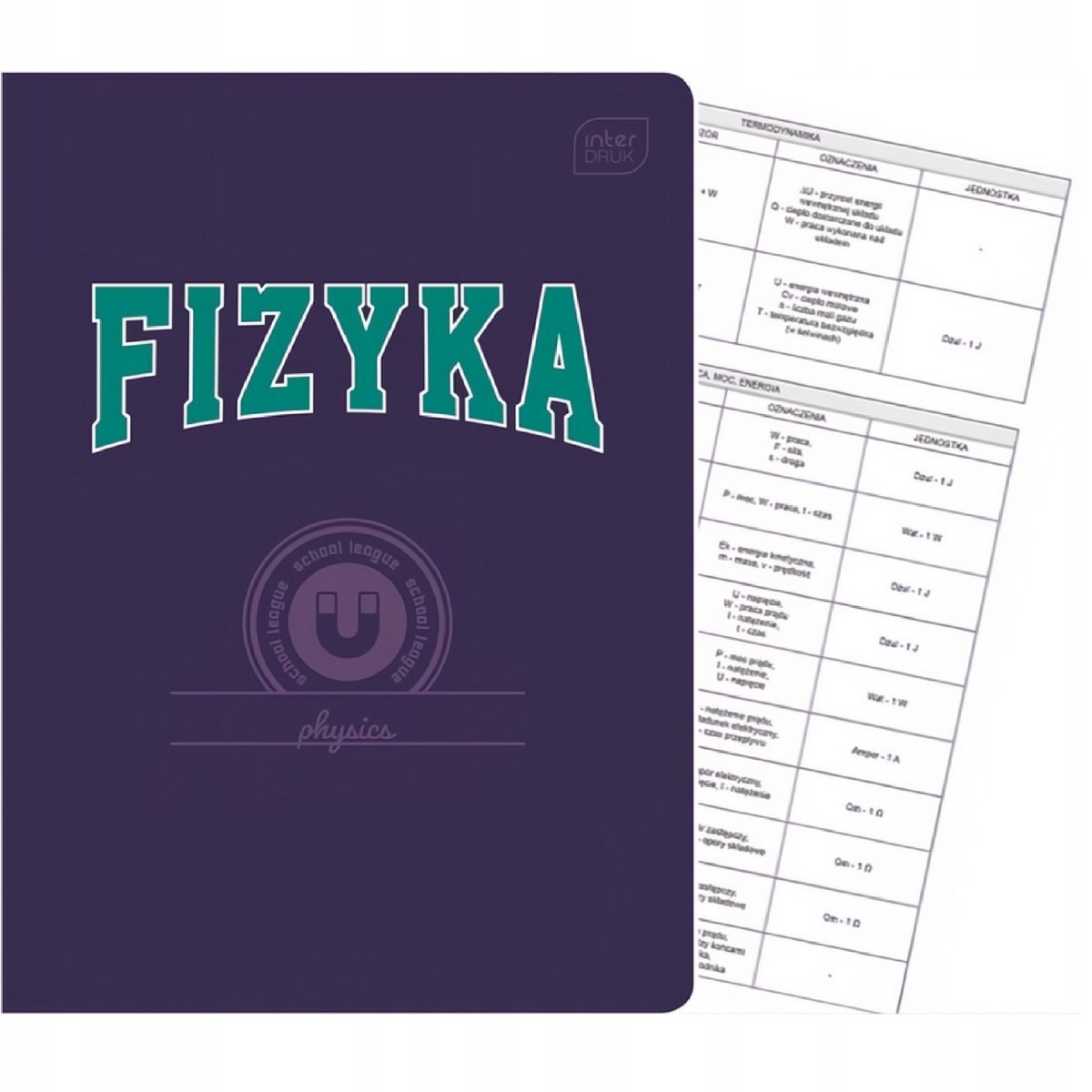 INTER ZESZYT A5/60 TEMATYCZNY PRZEDMIOTOWY HYBRYDA, ŚCIĄGA, FIZYKA