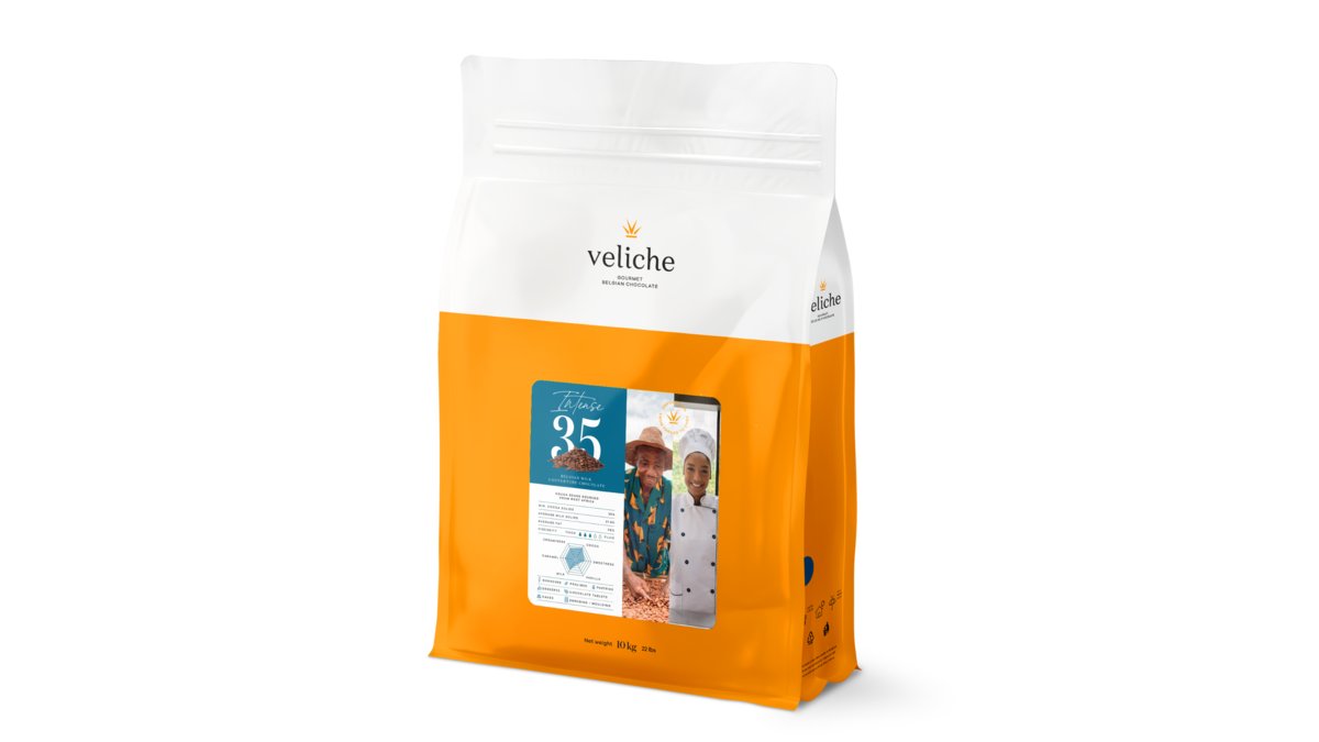 Mleczna czekolada 1kg Veliche MILK INTENSE 35%