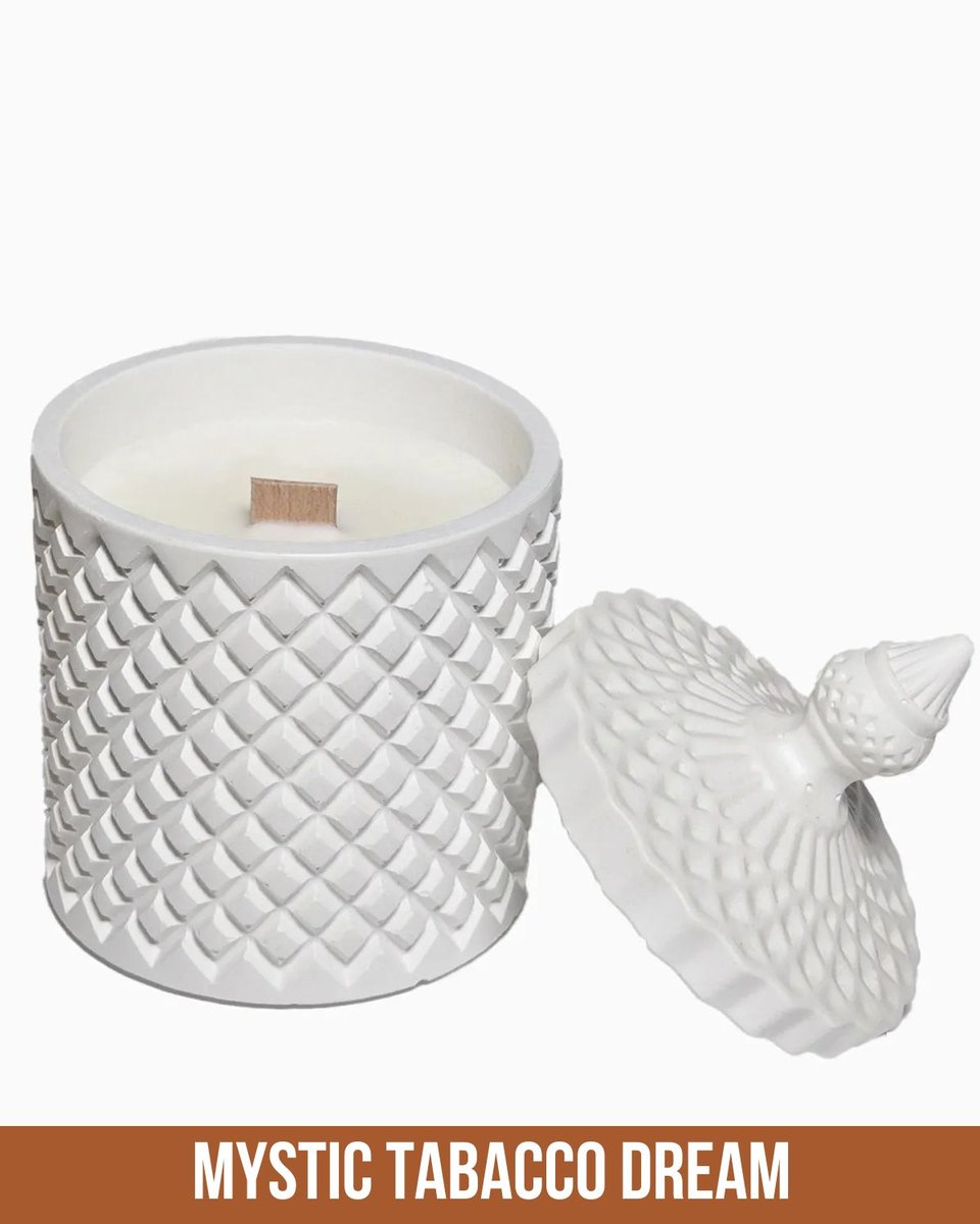 Świeca Sojowa - Kratki intymności - 300 ml - Zapach Mistic Tabacco Dream