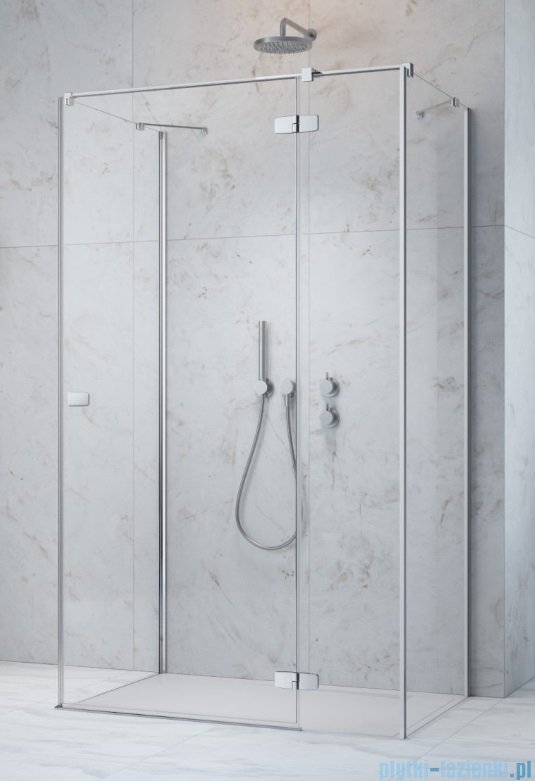 Radaway Fuenta Kdj+S kabina 75x90x75cm prawa chrom połysk szkło przejrzyste 1384049-01-01/1384020-01-01R/1384049-01-01
