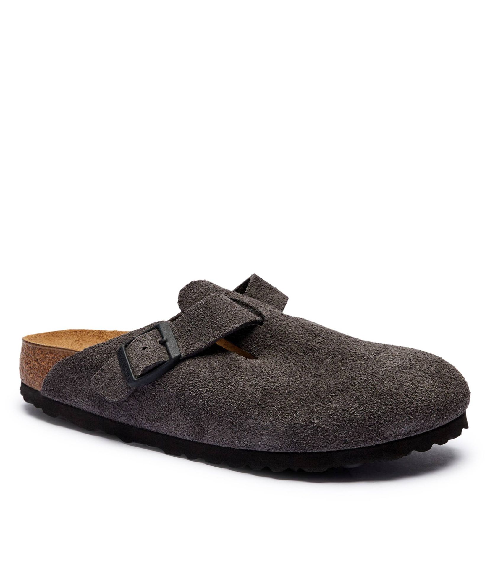 Birkenstock Mule Boston LEVE narrow fit zamsz