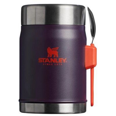 Lunch box STANLEY Classic 10-09382-107 0.4 L Fioletowy + Sztućce