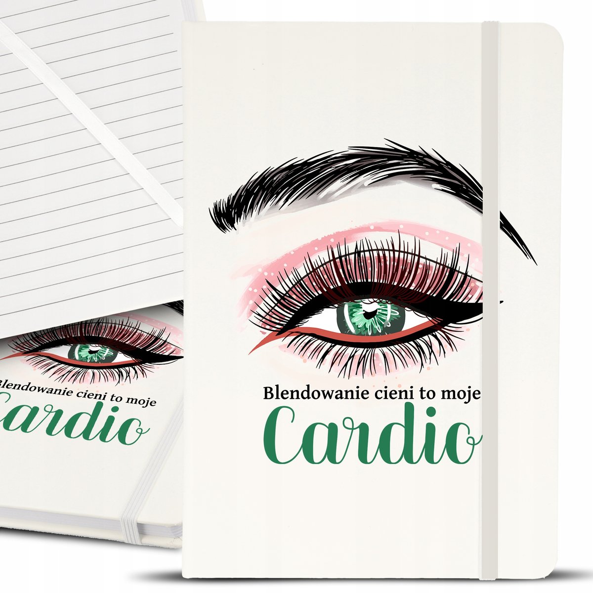 Notes Notatnik A5 Biały BLENDOWANIE TO CARDIO Wz