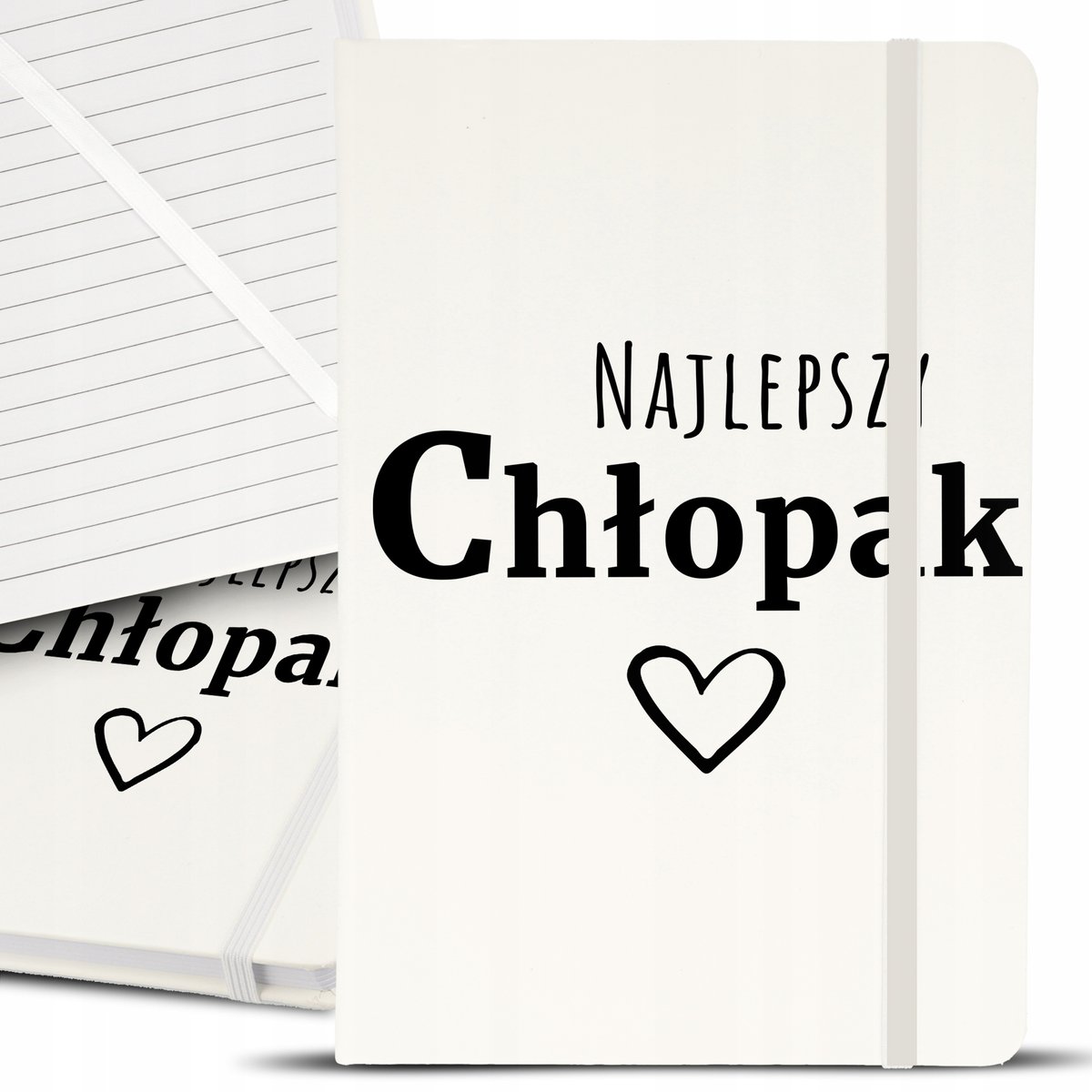 Notes Notatnik Bujo A5 Biały NAJLEPSZY CHŁOPAK Wz