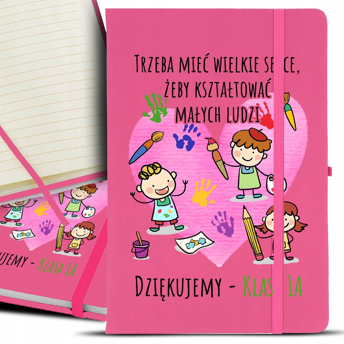 Notes Notatnik A5 Różowy Dla Nauczyciela IMIĘ Wz