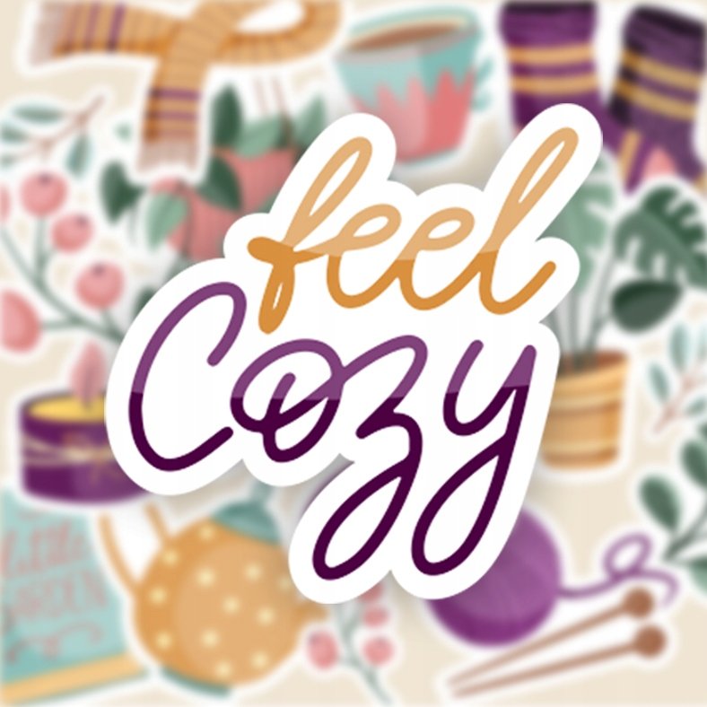 Naklejki Do Planera Notesu Bujo Jesień FEEL COZY
