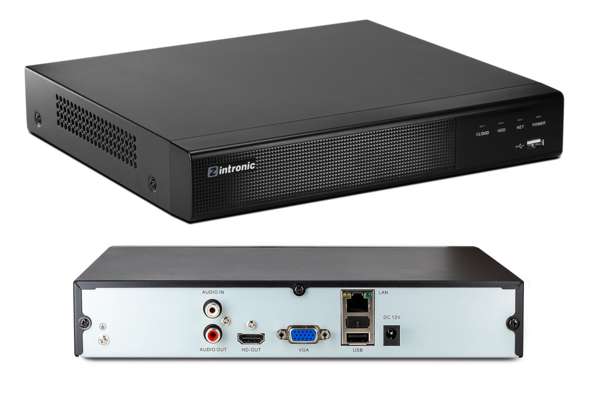 Rejestrator sieciowy NVR IP 8MP ZINTRONIC 16 kanałów 1xSATA IR16S18MP
