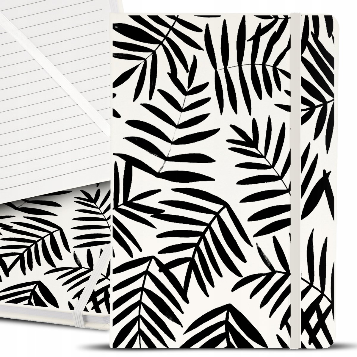 Notes Notatnik Bujo A5 Biały BOTANIC LIŚCIE Wzory