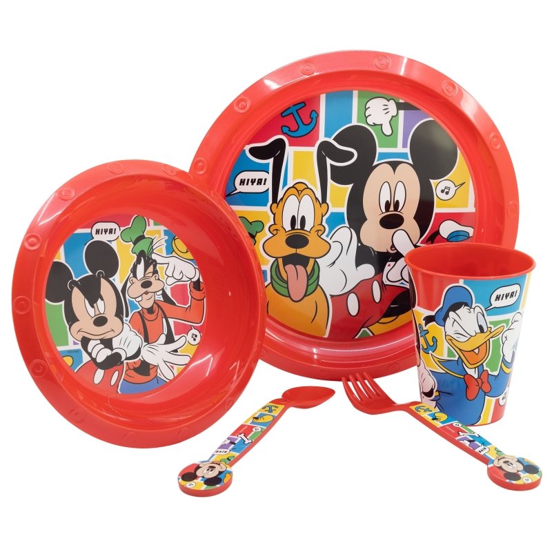 Zestaw obiadowy MYSZKA MICKEY MIKI w pudełku
